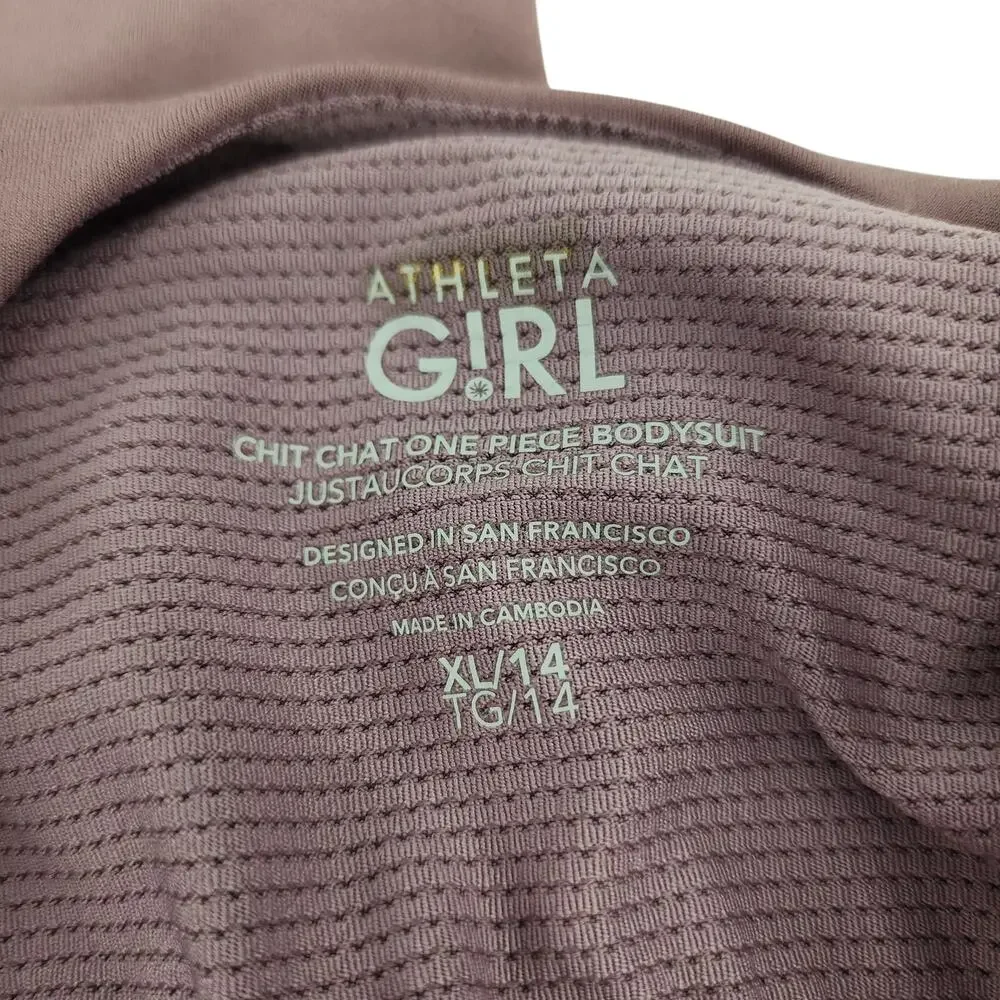 5 PC Lot Bundle Athleta Girl Tank Top, Leggings, Bodysuit & Hoodie Size XL/14